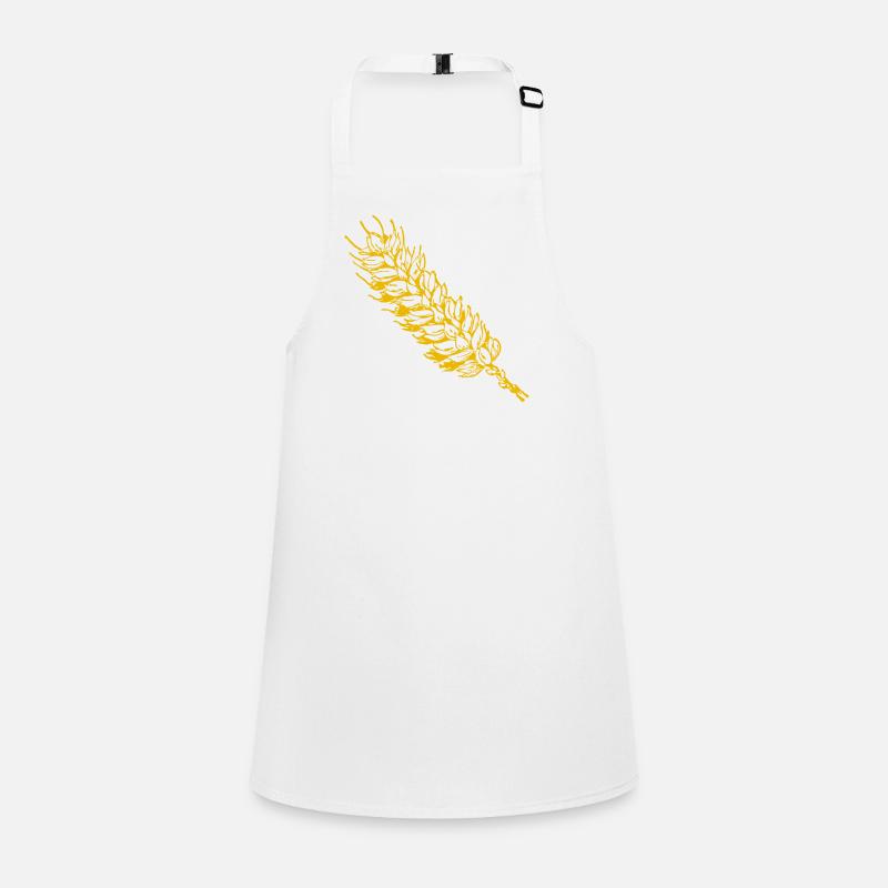 getreide corn cereal wheat weizen veggie gemuese v Schürze für Kinder