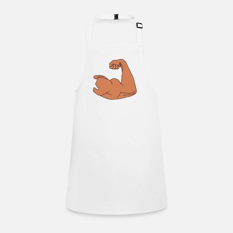 Biceps - Upper Arm - Muscles - Gift Idea Children's Apron