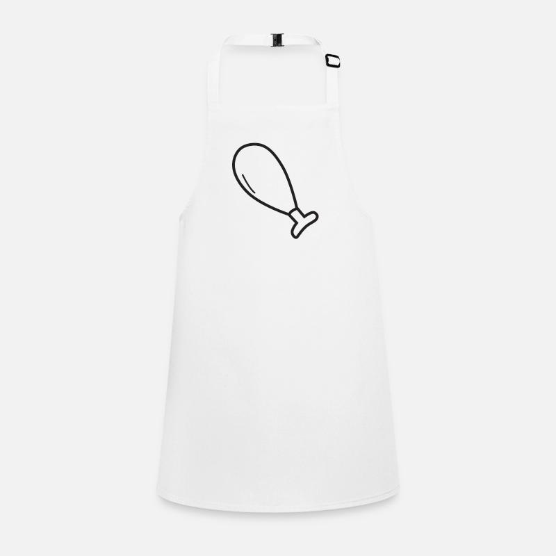 Keule Fleisch Essen Geschenk Idee Hühnchen Schürze für Kinder