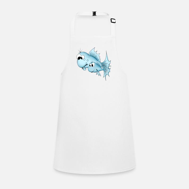 Poisson poisson bleu Tablier Enfant