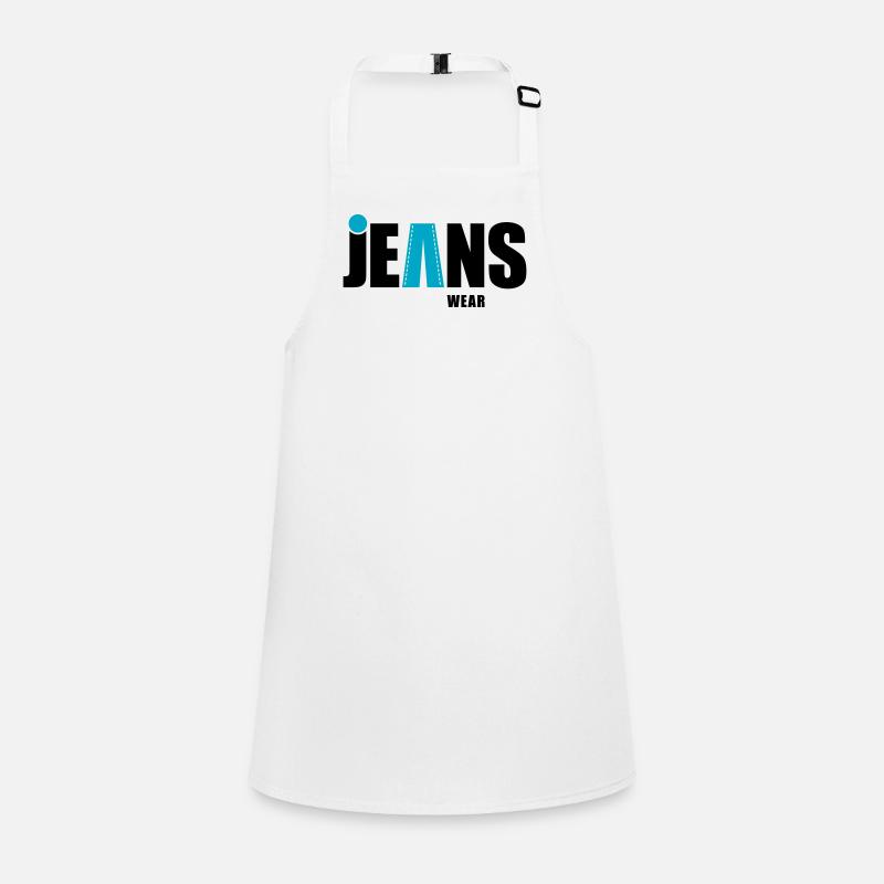 Jeans Wear with a dot Children's Apron