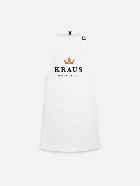 Curly - Children's Apron - white - Front