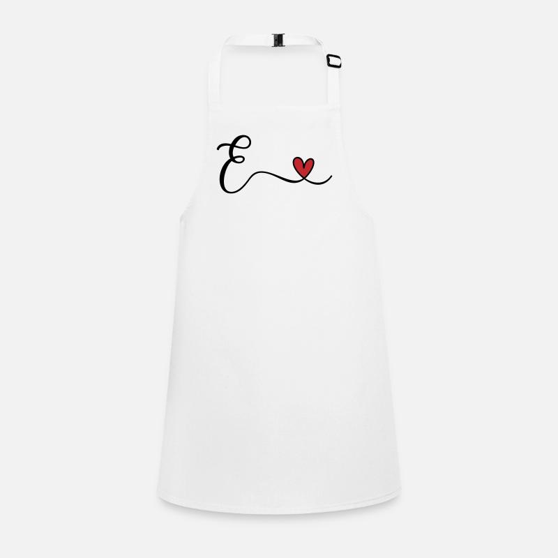 Letter E Monogram Children's Apron