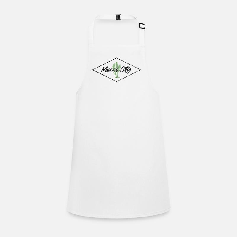 Mexico City Cactus Artwork Children's Apron