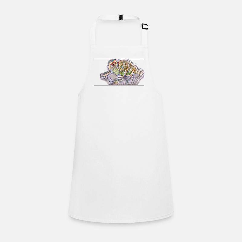 Caméléon - Impression d’art colorée et élégante Tablier Enfant