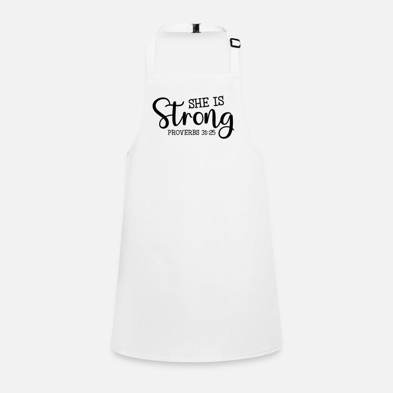 She's strong Children's Apron