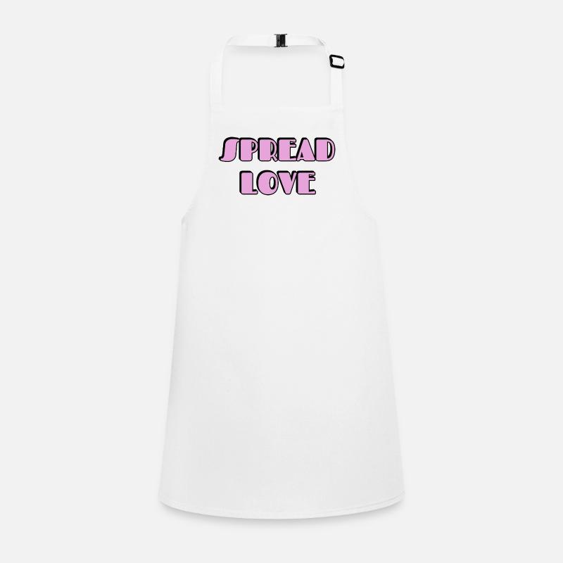 Spread Love Typography Children's Apron