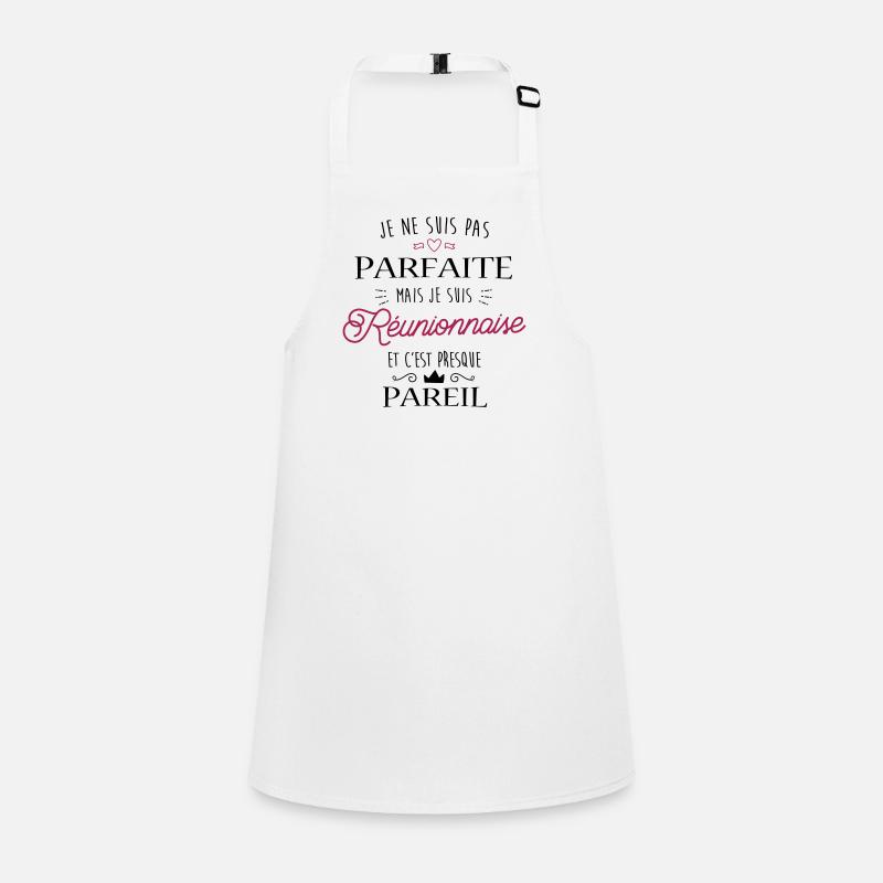 Réunionnaise Parfaite - Tablier Enfant - blanc