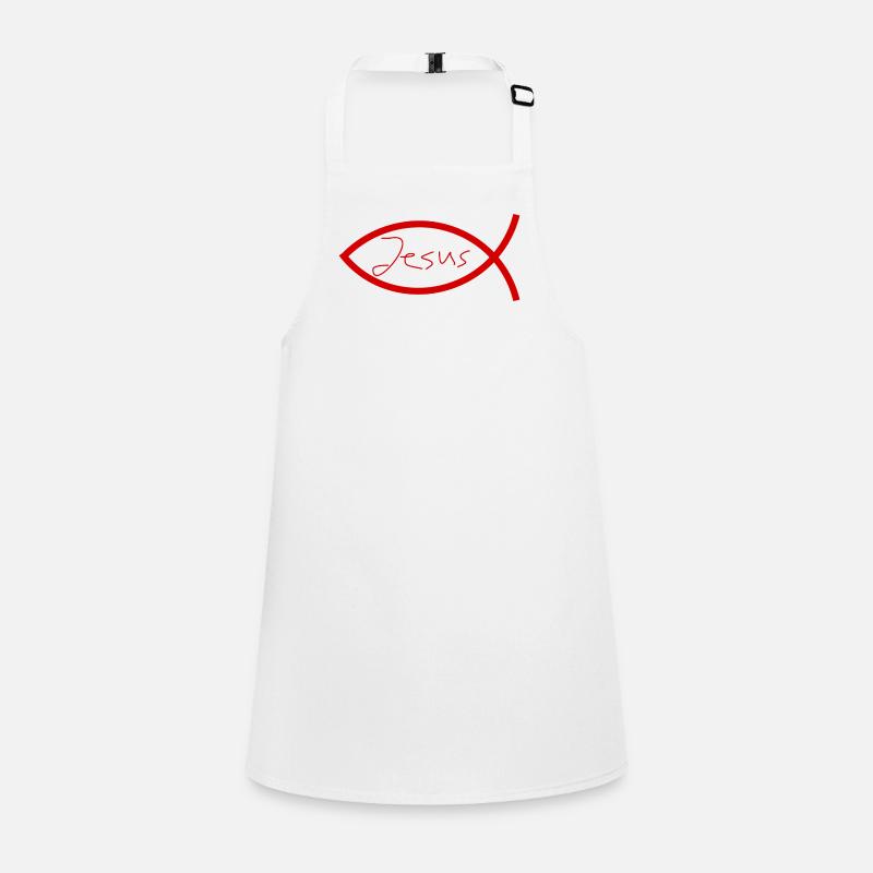 Jesus fish Ichthys fish fish Children's Apron