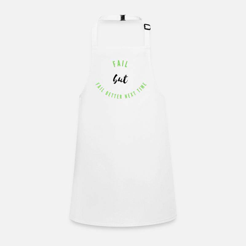 Fail, Fail Better Children's Apron