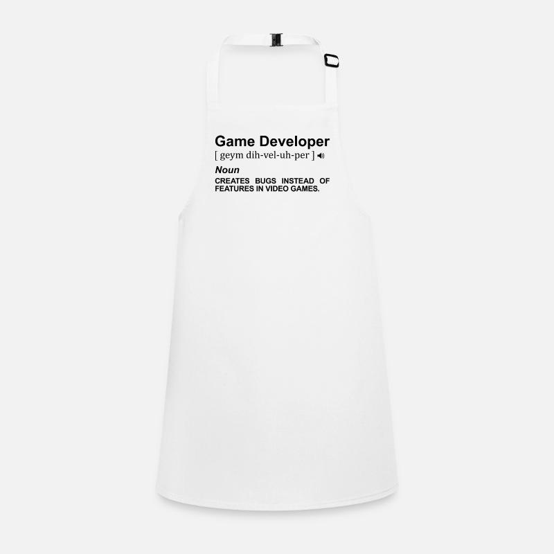 Game Developer Dictionary Children's Apron