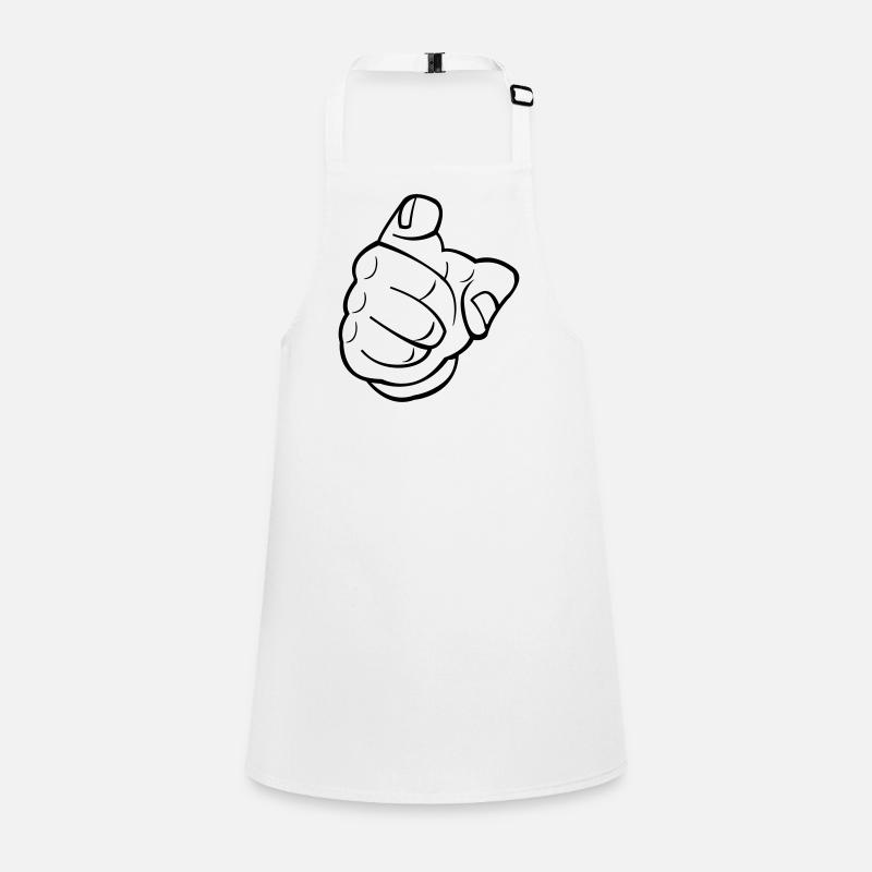 zeigefinger Schürze für Kinder