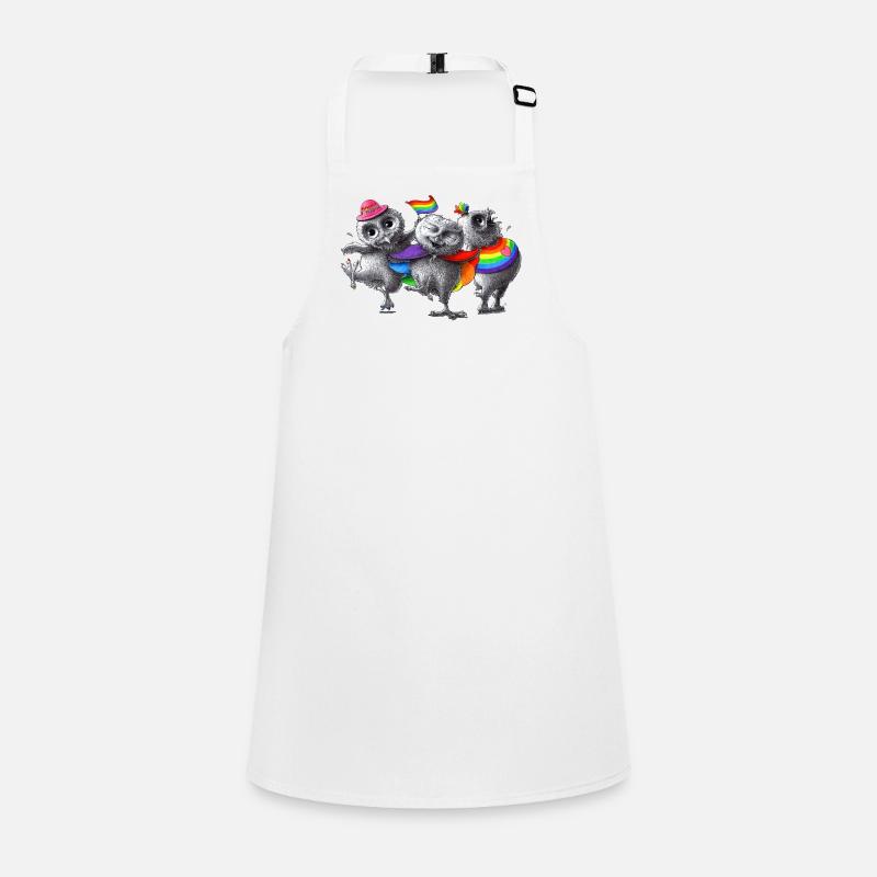 Happy Dancing Pride Owls Children's Apron