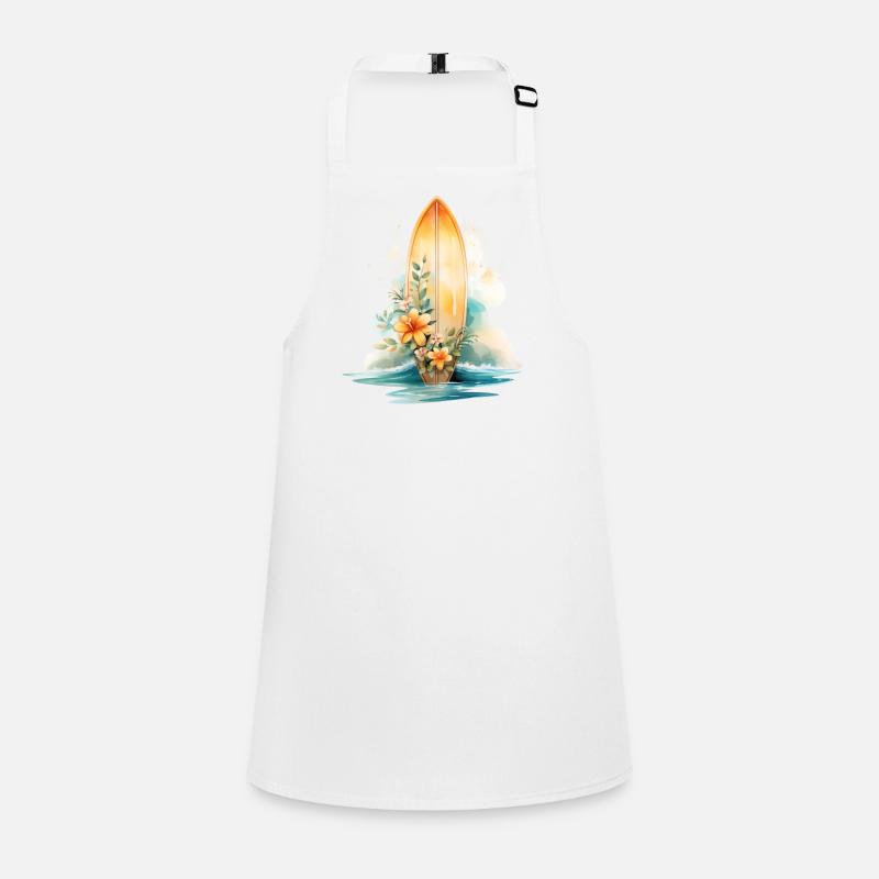SURFBOARD IN BLOOM Children's Apron