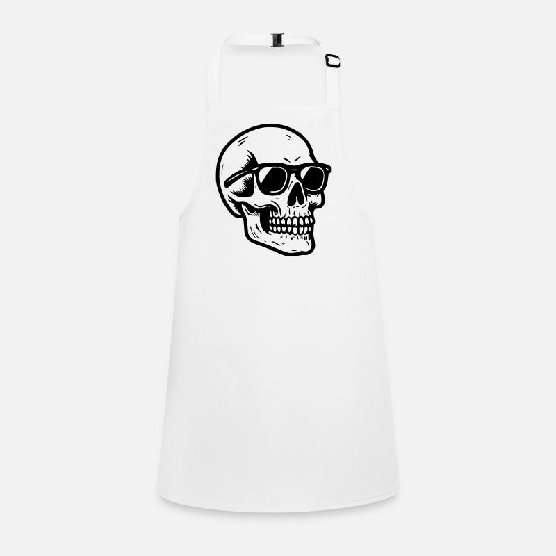 Skull glasses, skull ... Children's Apron