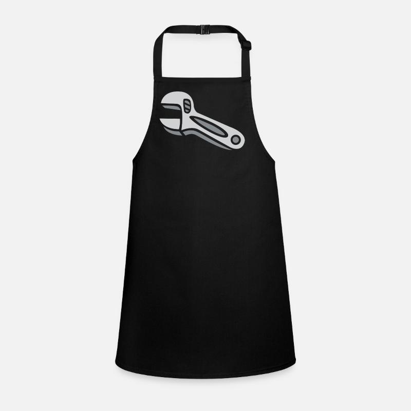Comic Wrench Tool Illustration Children's Apron