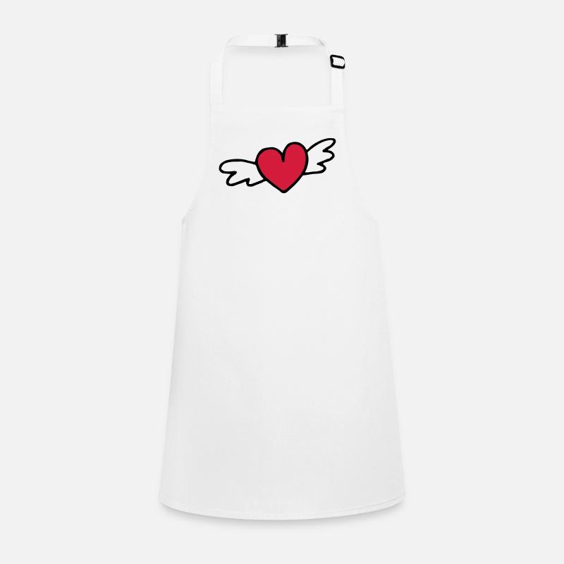 fliegendes Herz Liebe Geschenk Schürze für Kinder