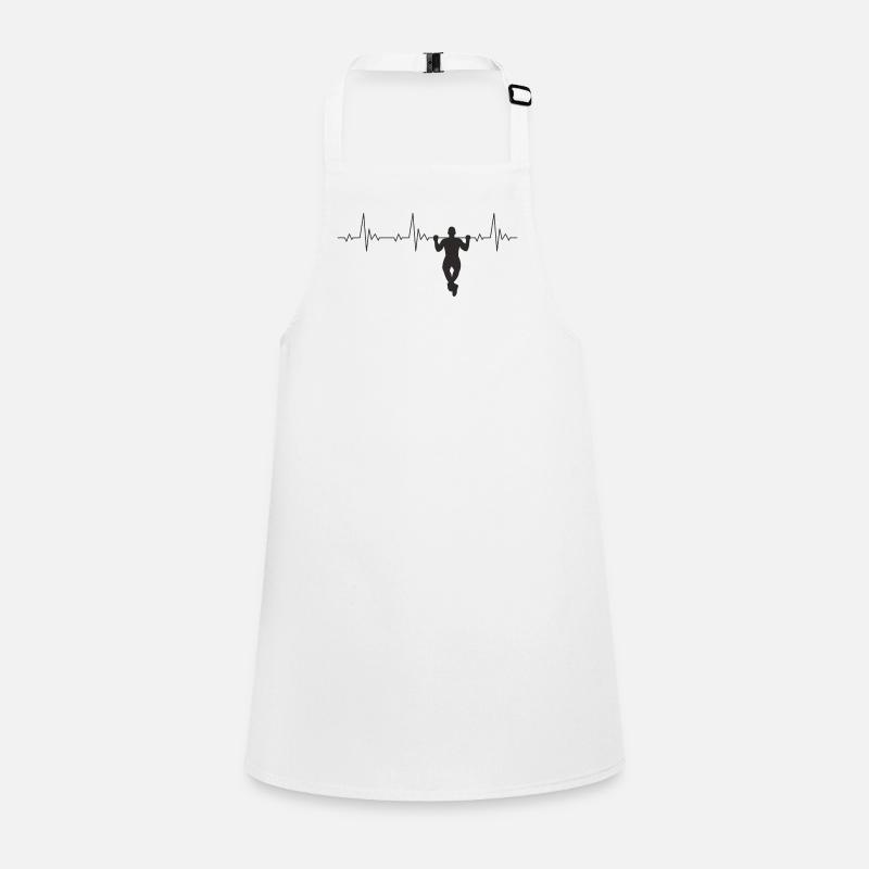 Calisthenics Heartbeat Pull-Up ECG Children's Apron