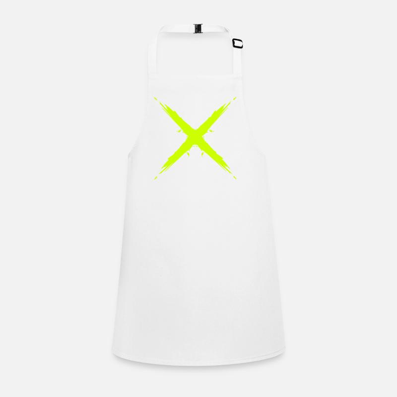 Cross design vector yellow Children's Apron