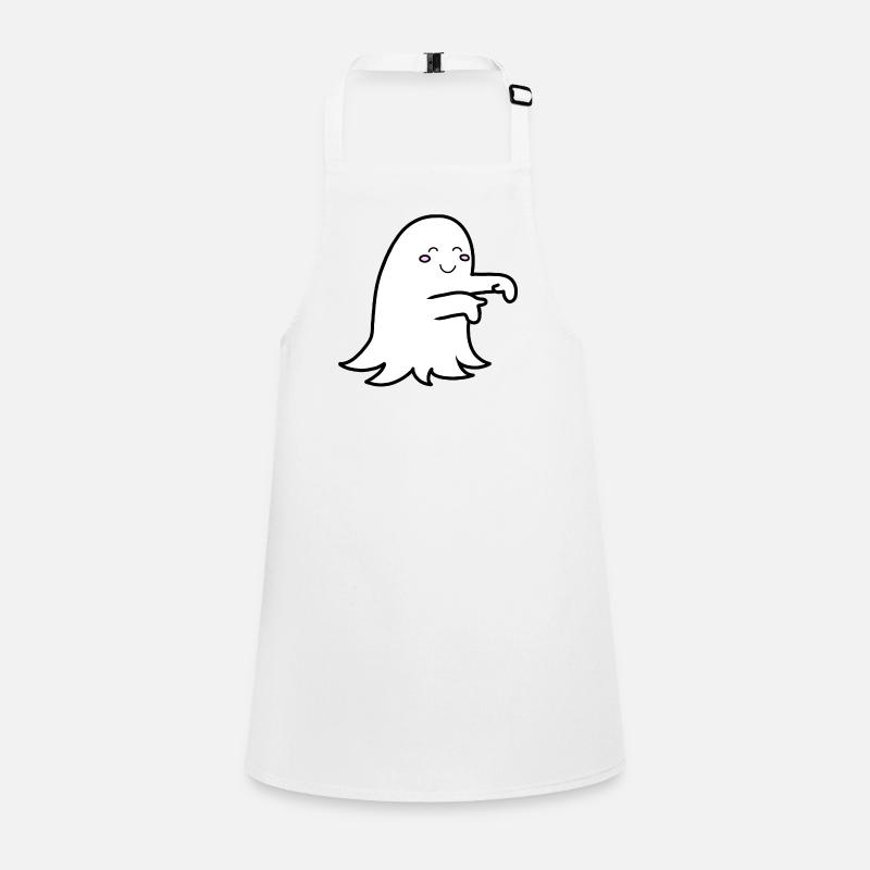 Süßer Geist mit Grübchen will Umarmung| Rosa Wange Schürze für Kinder