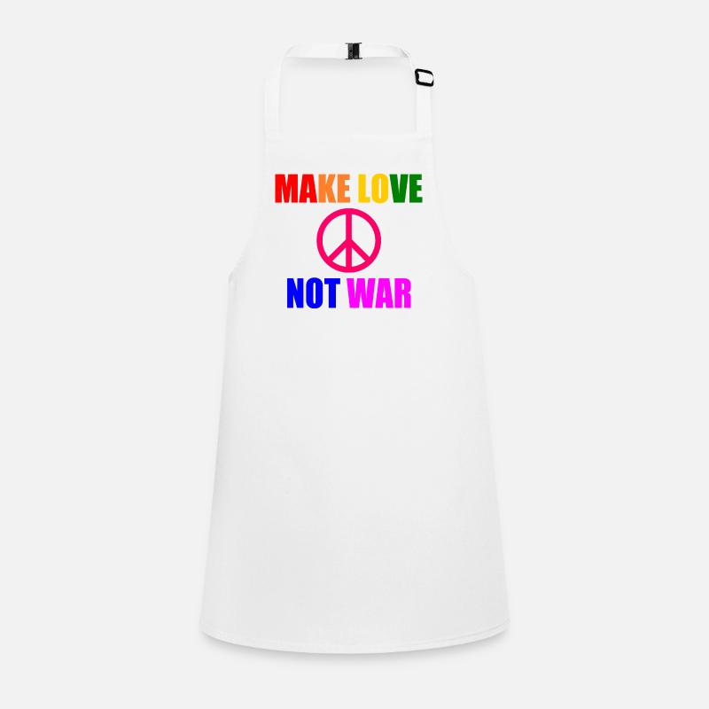 Make love not war Children's Apron