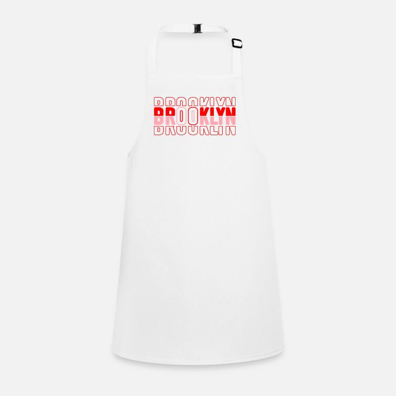 Motif de bloc de néon Brooklyn Tablier Enfant