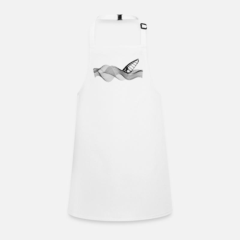 Windsurfer on wave structure Children's Apron