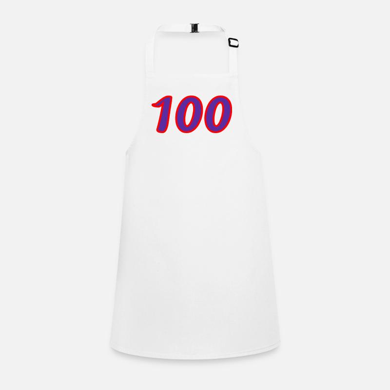 100. 100 ANS. 100e ANNIVERSAIRE. ANNIVERSAIRE 100  Tablier Enfant