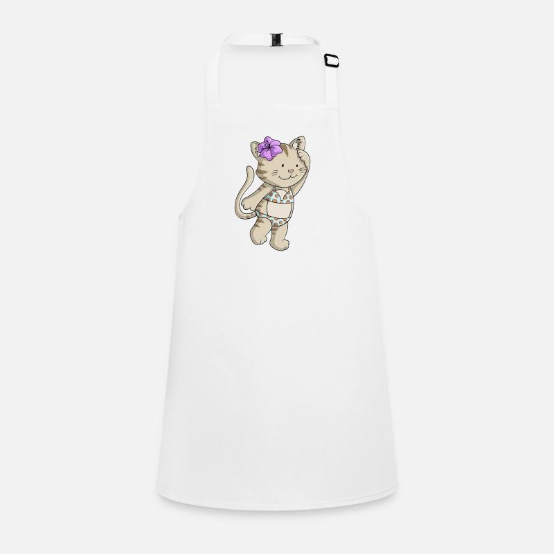 Bikini Cat Comic Children's Apron