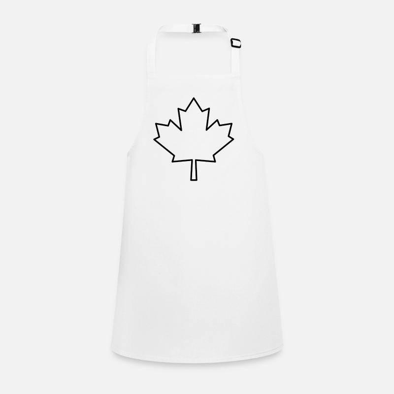 Maple leaf outline Children's Apron