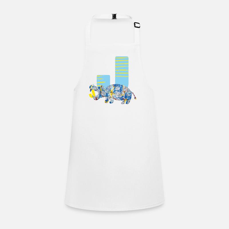 nilpferd e 205 j Schürze für Kinder