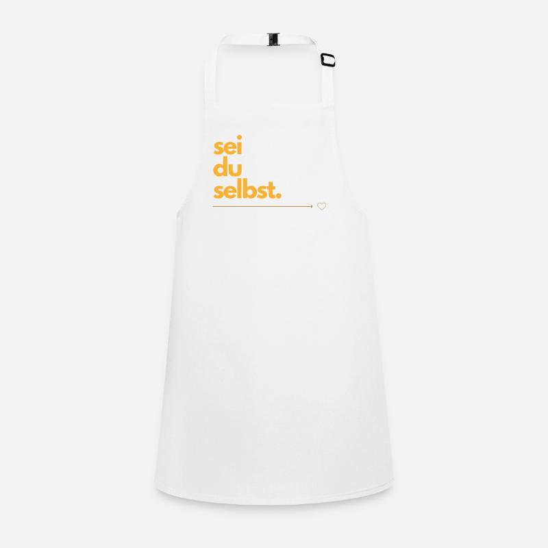 sei du selbst Schürze für Kinder