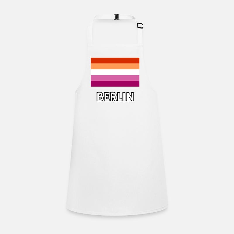 Drapeau de la fierté lesbienne Berlin Tablier Enfant