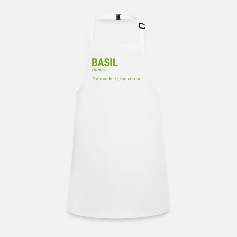 BASIL Basilikum Schürze für Kinder