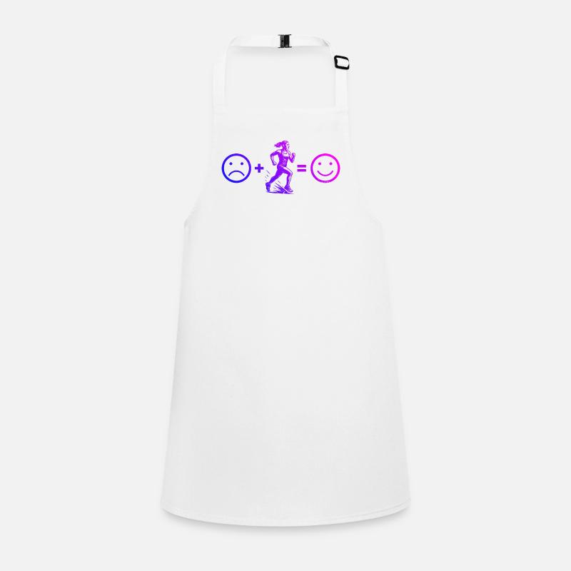 Racing Power Running Design Children's Apron