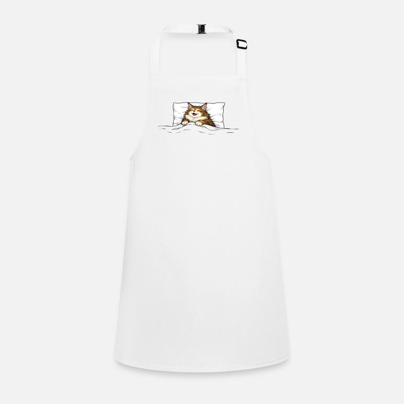 Sleeping Cat – Cute Cuddle Animal Design Children's Apron