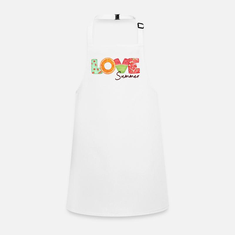 Ich liebe den Sommer Schürze für Kinder