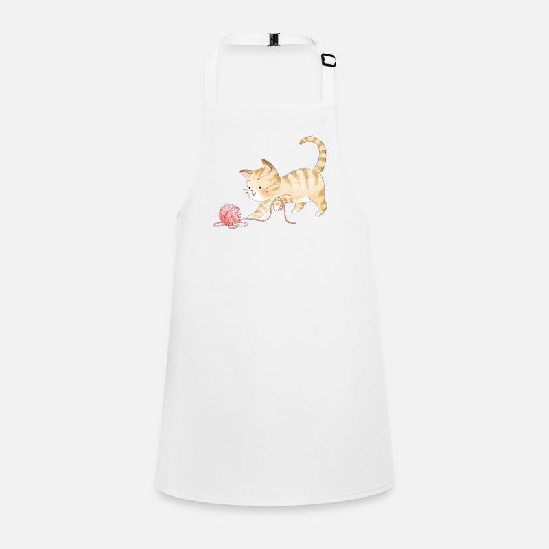 Playful kitten Children's Apron
