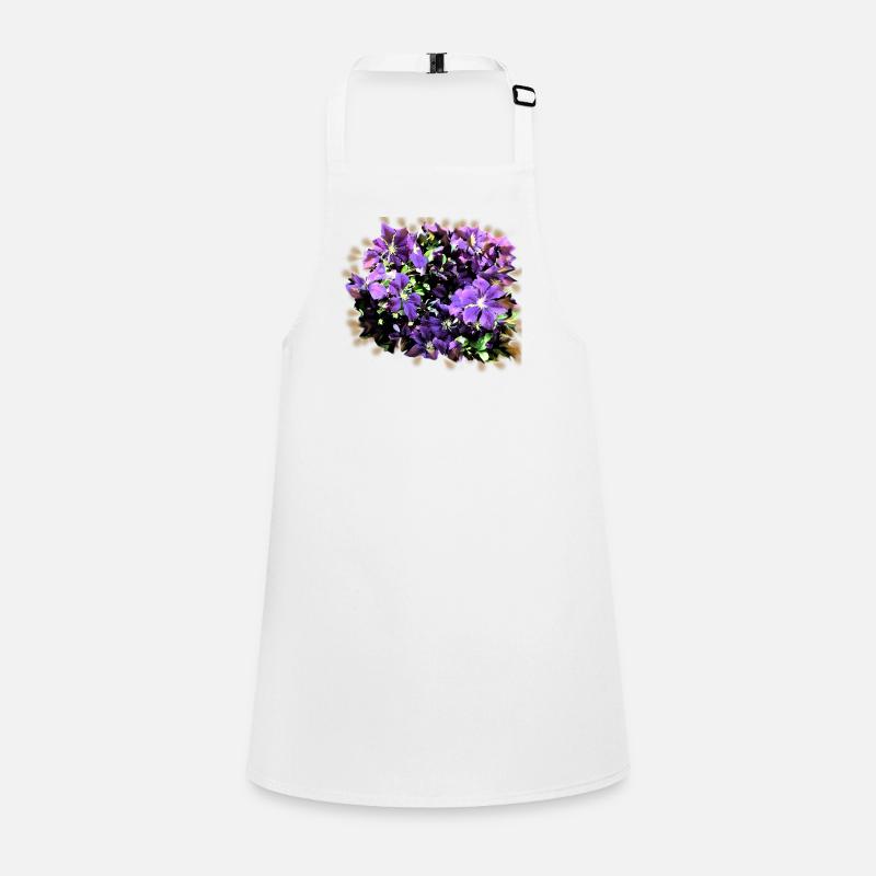 prairie de fleurs pourpres Tablier Enfant