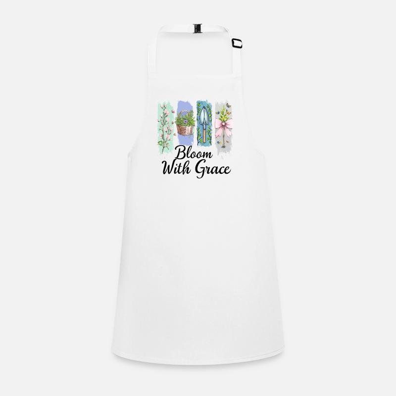 Blühe mit Anmut Gartenblumen Kunst Schürze für Kinder