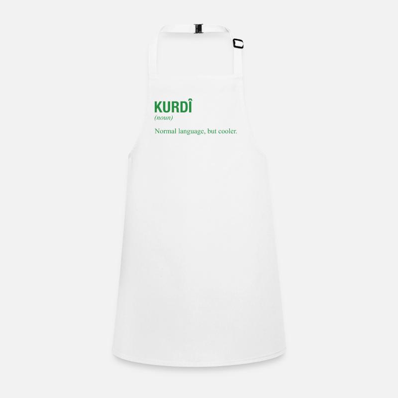 Kurdish language Kurdistan Schürze für Kinder