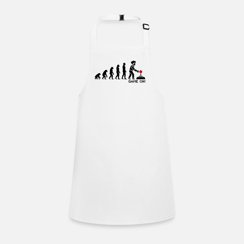 Evolution to Gamer Pixel Look Children's Apron