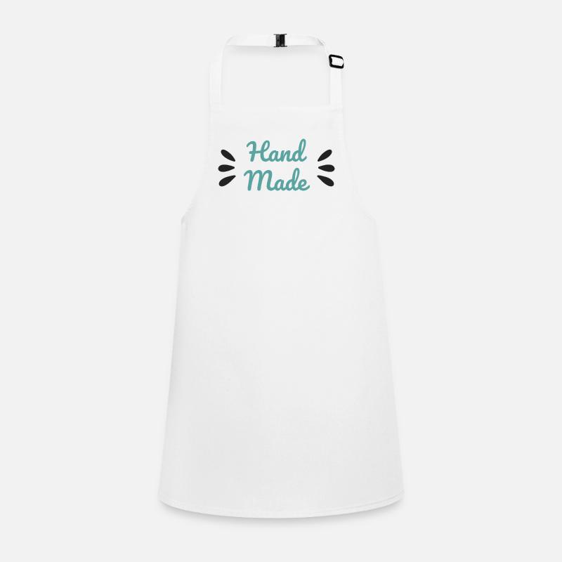 Hand Made Script Style Minimalist Craft Shirt Children's Apron