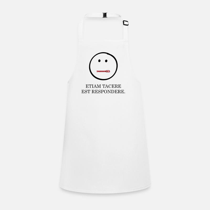 Silence is also a Latin answer Children's Apron