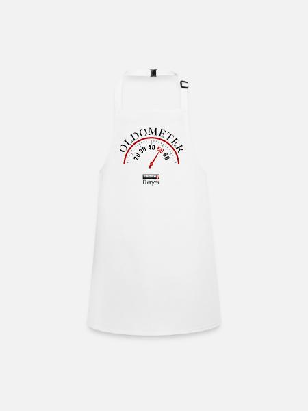 50th Birthday Oldometer - Children's Apron - white - Front