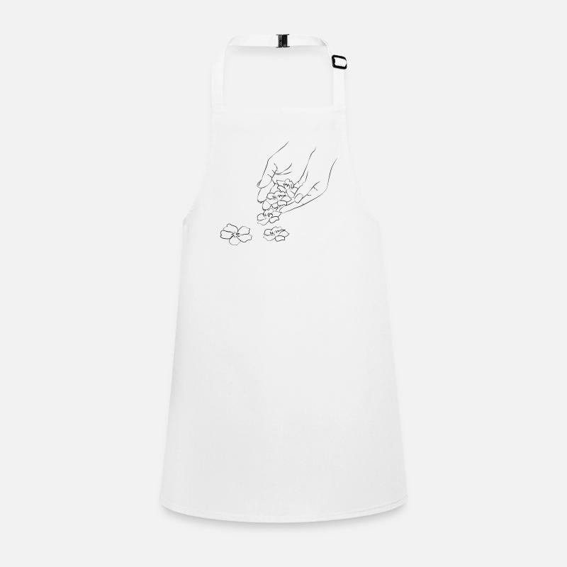 Line Art Hand Children's Apron