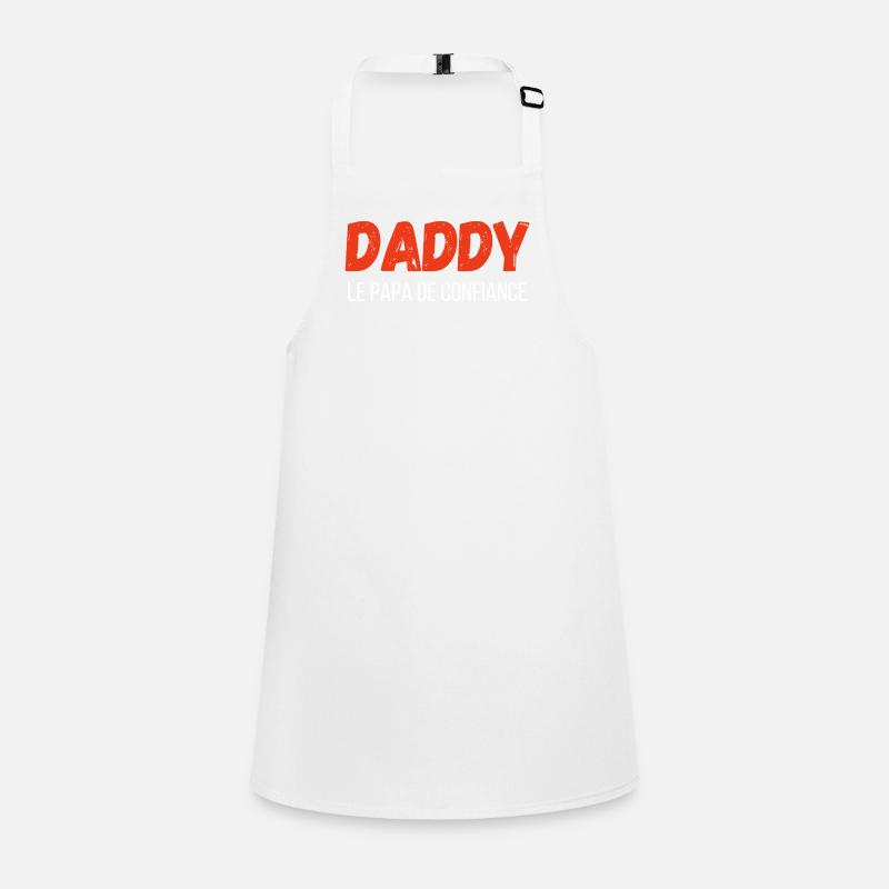 Daddy, der vertraute Papa – Geschenkidee Schürze für Kinder