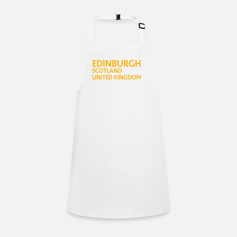 Edinburgh – Schottland Textdesign Schürze für Kinder
