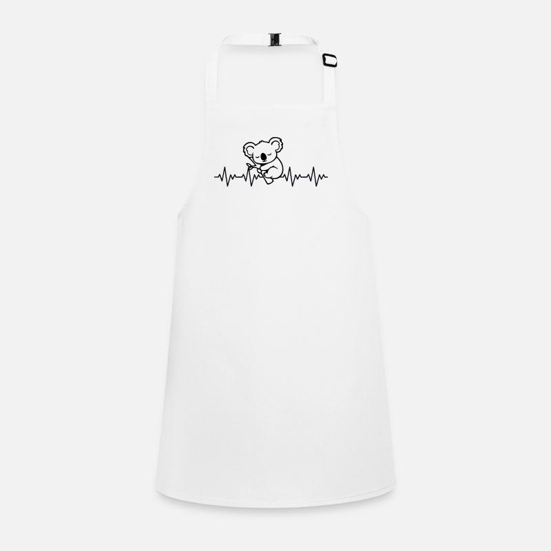 Koala ECG Heartbeat Children's Apron