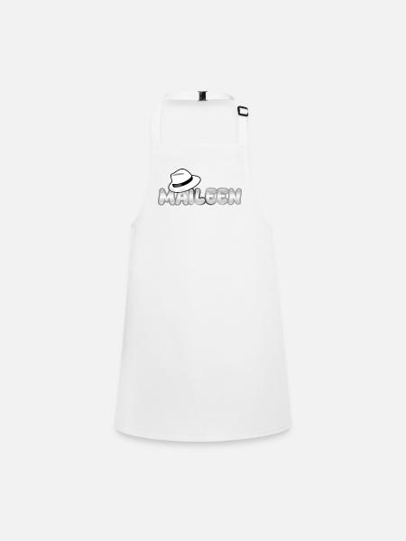 First name Maileen - Children's Apron - white - Front